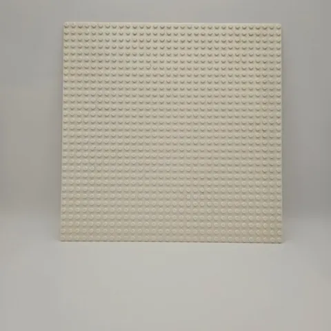 LEGO 1-piece 10" White 32x32 Building Baseplate Vintage Classic 3811