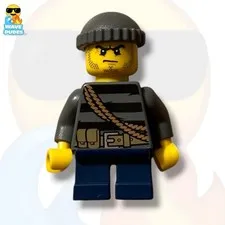 Lego City Burglar Minifigure