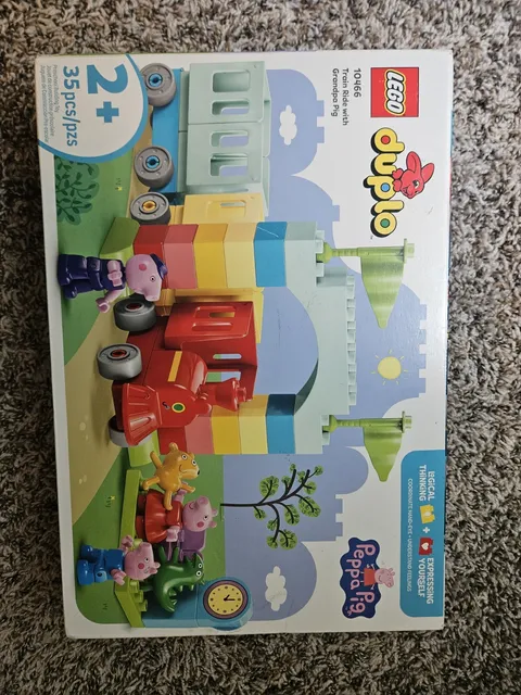 LEGO DUPLO Peppa Pig 10466 Train Trip w/ Grandpa Pig 35 pcs Age 2+ Gift For