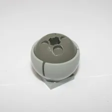 LEGO Old Dark Gray Cylinder Hemisphere 3 x 3 Ball Turret AT-TE 4482 #44359