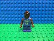 LEGO Ray Allen Minifigure #34 3560 NBA Milwaukee Bucks CMF Lot nba005 Rare HTF 
