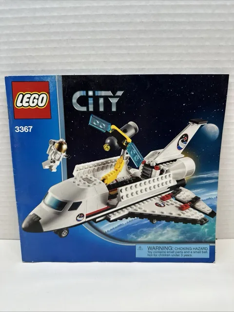 LEGO City Space Shuttle 3367 Instruction Manual Only