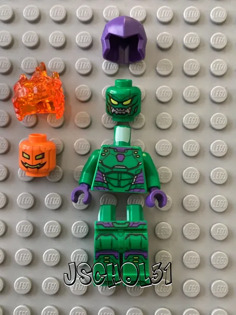 LEGO Marvel Green Goblin Minifigure from set 76324 - New!