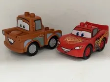 Lego Duplo Disney Pixar Cars Characters Lightning McQueen & Mater Tow Truck 