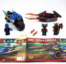 LEGO NINJAGO 70622 Desert Lightning 100% COMPLETE w/ Minifigs & Manuals RETIRED
