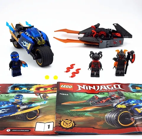 LEGO NINJAGO 70622 Desert Lightning 100% COMPLETE w/ Minifigs & Manuals RETIRED