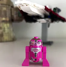 LEGO Star Wars Pink R2-D2 Style Astromech Droid Minifigure Figure