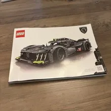 LEGO PEUGEOT 42156 Instruction Manual Only Sports Race Car