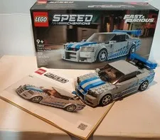 LEGO 76917 Speed Champions 2 Fast 2 Furious Nissan Skyline GT-R Used Complete