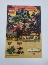 Rare Advertising Flyer Promo Sheet Lego Castle Knights 6098 6096 6095 4806 6032 2000