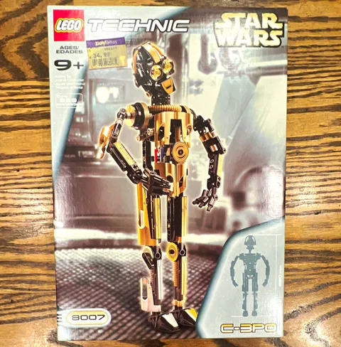 LEGO Technic Star Wars C-3PO 8007 Complete Set 339pcs (2001)