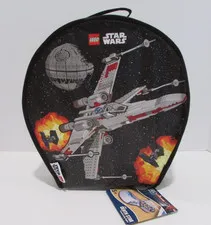 Lego Stars Wars Zip Storage Carry Case Death Star X-Wing Playset Disney WT