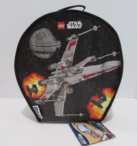 Lego Stars Wars Zip Storage Carry Case Death Star X-Wing Playset Disney WT