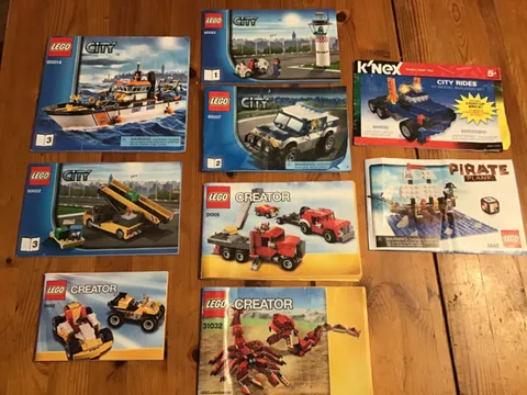 LEGO - Instruction Book / Manual - Mixed Lot - You Pick & Choose - Ships Fast!