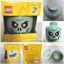 LEGO Copenhagen Green Skeleton Zombie Storage Head Container NEW Halloween Small