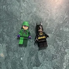 Lego dc riddler Batman minifigure 