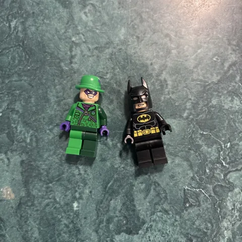 Lego dc riddler Batman minifigure 