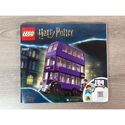 LEGO Harry Potter The Knight Bus 75957 Building Instruction Manual Only