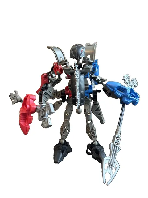 LEGO Bionicle Rahkshi Red & Blue Combiner Set