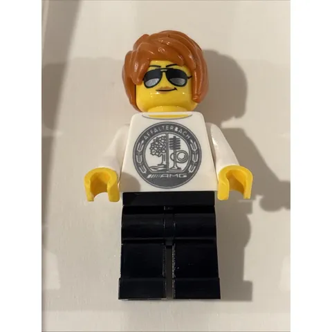 Lego Mercedes-AMG G 63 SUV Driver Minifigure #sc119 Brand New Speed Champions
