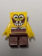 Lego SpongeBob Squarepants Minifigure Grin With Bottom Teeth #54