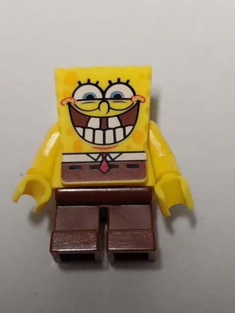 Lego SpongeBob Squarepants Minifigure Grin With Bottom Teeth #54
