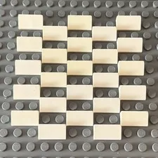 Lego Lot White Slope 1x2 85984 (lot of 25)
