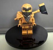 LEGO NINJAGO COLE 10TH ANIVERSARY MINFIG FROM SET 71737
