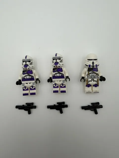 Clone Trooper, 187th Legion Phase 2(sw1207), LEGO® Minifigure Lot With Commander