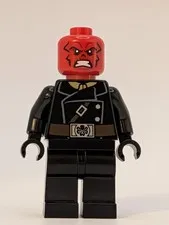 Red Skull Genuine LEGO Minifigure SH0107 Marvel 76017 Dark Brown Belt Retired
