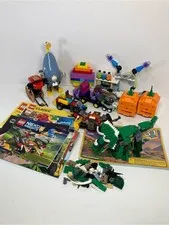 Mixed LEGO Incomplete Sets Lot + Manuals Creator Ninjago Nexo