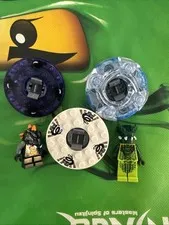 Lego Ninjago Spinjitzu Spinners Lot With Two Snake Minifigures (used)