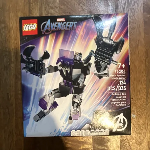LEGO Marvel Mechs Black Panther Mech Armor 76204 124 pcs Ages 7+