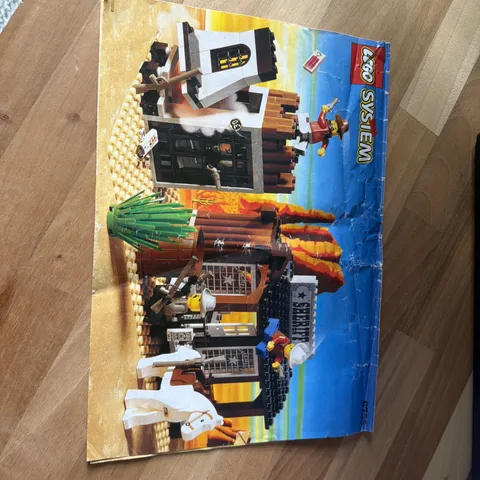 Lego System Wild West Sheriff's Lock-Up #6755 Instruction Manual 1996