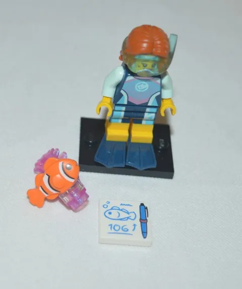 LEGO # 71052 MINIFIGURES SERIES 29 - MARINE BIOLOGIST # 2