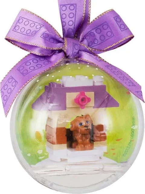 Lego Friends 850849 Dog House Holiday Bauble Christmas Ornament *RETIRED* (j)
