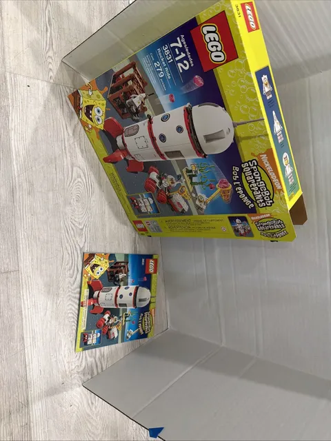 LEGO SpongeBob SquarePants: Rocket Ride (3831) EMPTY box and manual only