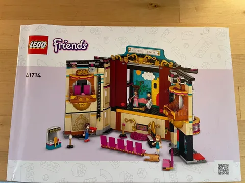 lego friends- andreas theater school 41714 instructions only