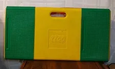 Vintage 1996 LEGO Lap Top Building Activity Table 2 Storeage Bins Folding Legs