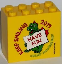 LEGO LEGOLAND collector's brick special brick promo brick keep smiling 2017 have fun