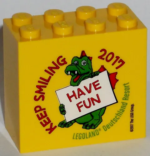LEGO LEGOLAND collector's brick special brick promo brick keep smiling 2017 have fun
