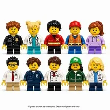 LEGO School Career Day Kids Lot of 10 Random Child Minifigures