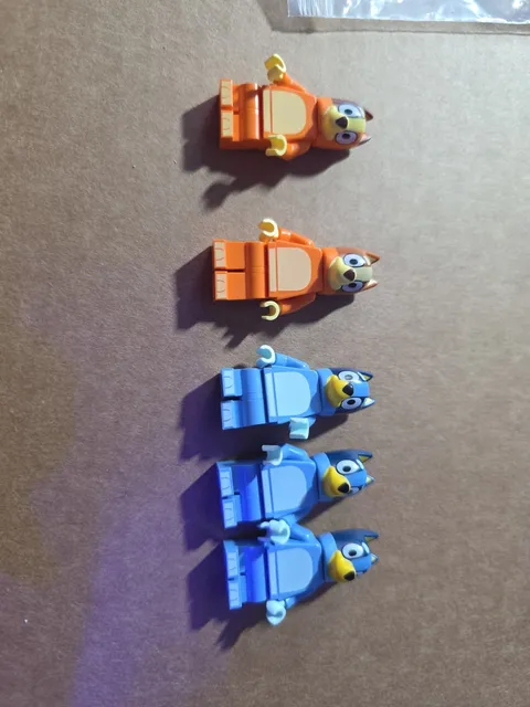 LEGO Bluey Minifigures Lot Of 5 Authentic 