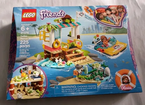 LEGO FRIENDS TURTLES RESCUE MISSION #41376 FACTORY SEALED NEW