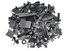 Lego® 1/2 Kilo Bricks Random COLOUR: BLACK aprox 250 Pcs