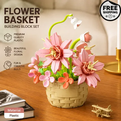 LEGO Icons Orchid Artificial Plant, Building Set with Flowers, Home Decor Gift