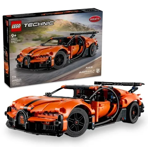 LEGO Technic 42222 Bugatti Chiron Pur Sport Hypercar Building Set FRESHIPPING