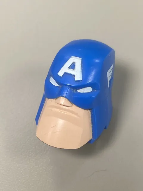 LEGO Figure Head Super Heroes Captain America Ref bb0563c01pb01 Set 4597