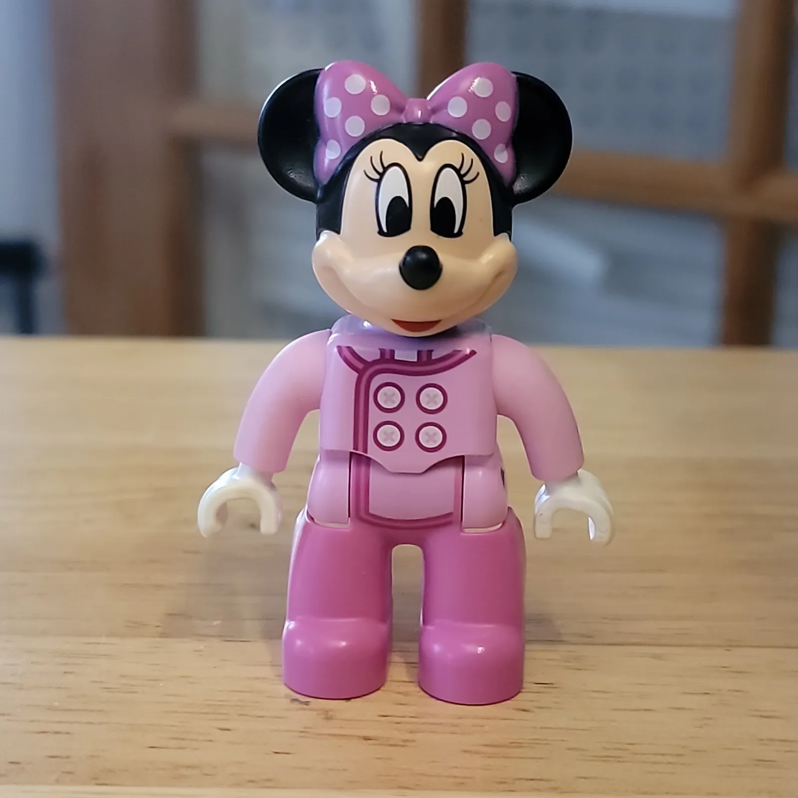 Lego Duplo Figure DISNEY MICKEY MINNIE MOUSE Button Petty Coat Pink  
