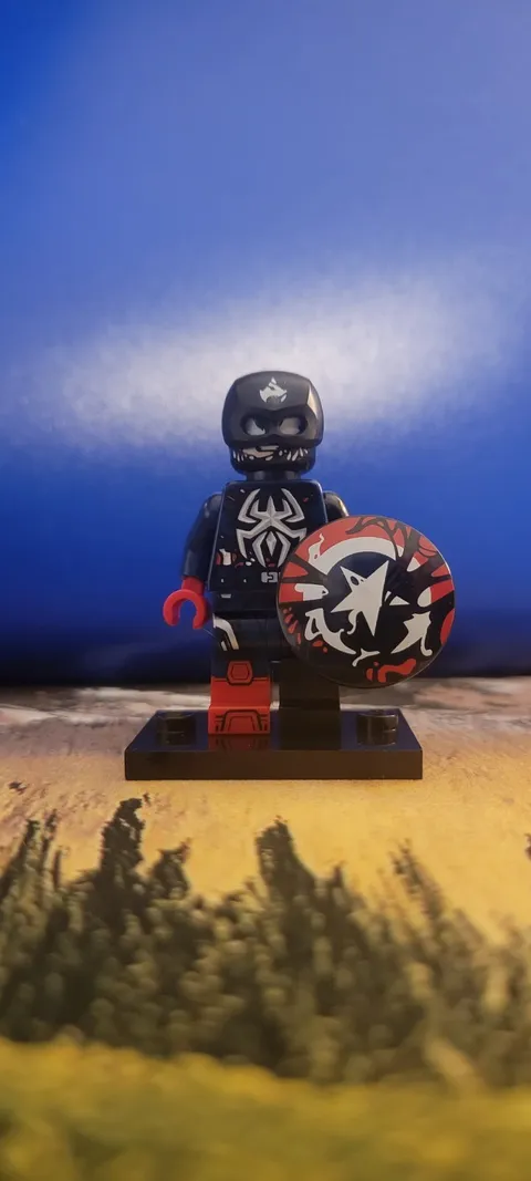 LEGO Venomized Captain America Minifigure 76342 Marvel Spiderman Daily Bugle NEW